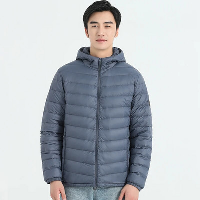 Meeste kapuutsiga soojad puhvisjoped, 2023. aasta uued talved, 90% valgest pardisulest ülikerged veekindlad ja tuulekindlad meeste mantlid