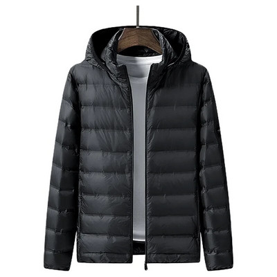 UETEEY 2023 talvine valge pardi sulejope Kerge kaal eemaldatav kork, soojad jakid vabaaja välitingimustes kaasaskantav meeste puhvis jope 8XL