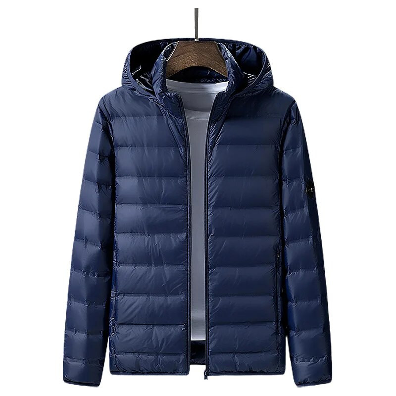 UETEEY 2023 talvine valge pardi sulejope Kerge kaal eemaldatav kork, soojad jakid vabaaja välitingimustes kaasaskantav meeste puhvis jope 8XL