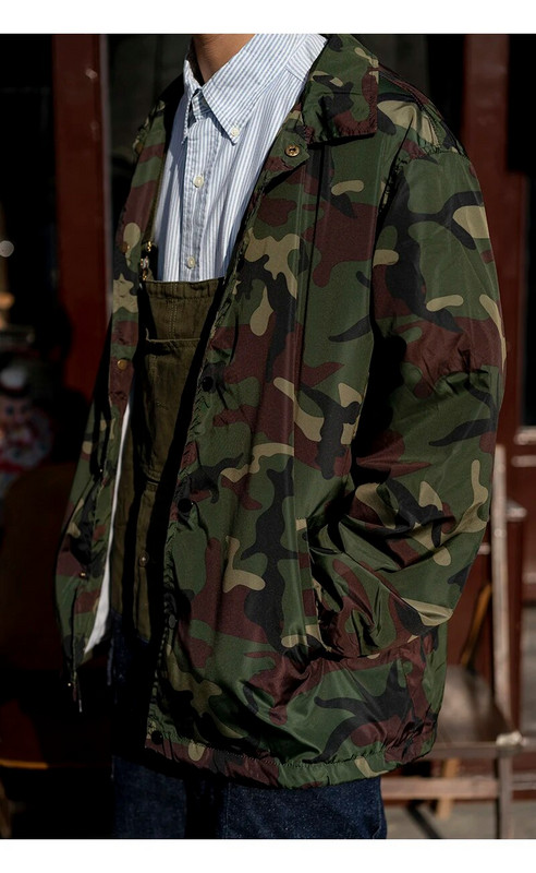 Ελαφρύ ανδρικό μπουφάν νάιλον αντιανεμικό μόδας Προπόνηση Casual αθλητικά ενδύματα Outdoor Coaches μπουφάν για άνδρες