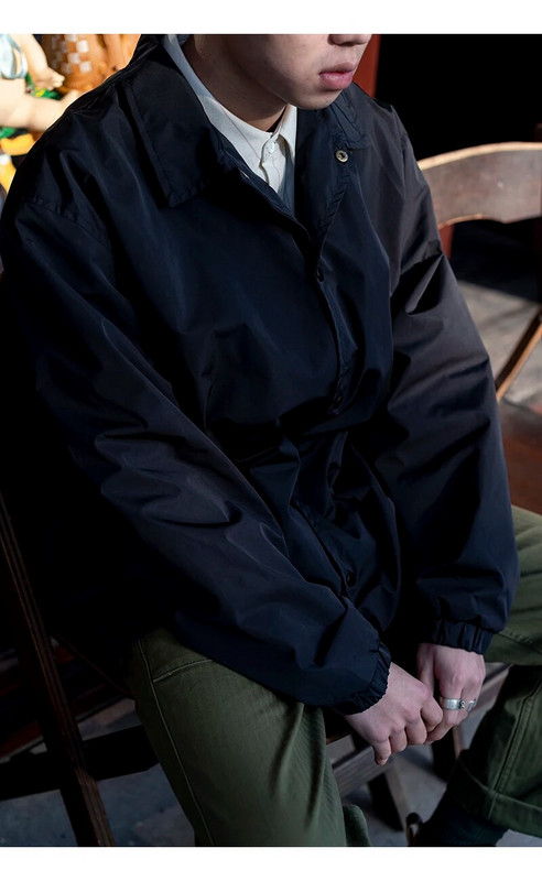 Ελαφρύ ανδρικό μπουφάν νάιλον αντιανεμικό μόδας Προπόνηση Casual αθλητικά ενδύματα Outdoor Coaches μπουφάν για άνδρες