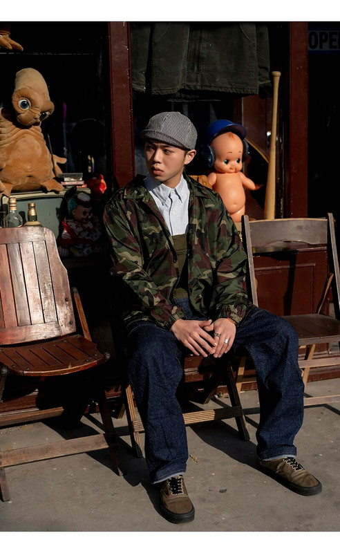 Ελαφρύ ανδρικό μπουφάν νάιλον αντιανεμικό μόδας Προπόνηση Casual αθλητικά ενδύματα Outdoor Coaches μπουφάν για άνδρες