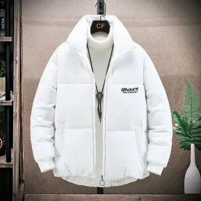 Dūnu jakas vīriešiem Īss vīriešu polsterēts mētelis Ziemas parku modeļi Viegls polsterējums Fashion 2023 Ikdienas stepēts jauneklīgs apģērbs