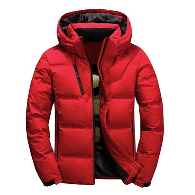 -20 Degree Χειμερινά Ανδρικά Ρούχα Λευκή πάπια πουπουλένια μπουφάν Thicken Ζεστά παλτό χιονιού Ανδρικά πανωφόρια με κουκούλα Windbreaker Down Parkas