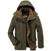 Jauns Outwear Parkas Ziemas jaka Vīriešu Bieza Silta Kokvilnas Polsterētas Jakas Vīriešu Ar kapuci vējjaka Parka Liela izmēra 5XL 6XL Mēteļi
