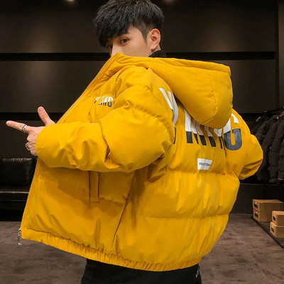 Χειμωνιάτικο Νέο Ανδρικό Ζεστό Μπουφάν Παλτό Casual Thicken Hooded Parka Turn Down Collar Ανδρικά Γυναικεία Μπουφάν Ζεστό Παλτό Μόδα Streetwear 3XL