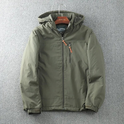 Vodootporna jakna Muškarci Outdoor Topli kaputi s podstavom od flisa Jesen Zima Jakne za planinarenje i planinarenje Muški deblji kaputi s kapuljačom