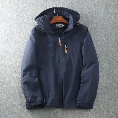 Vodootporna jakna Muškarci Outdoor Topli kaputi s podstavom od flisa Jesen Zima Jakne za planinarenje i planinarenje Muški deblji kaputi s kapuljačom