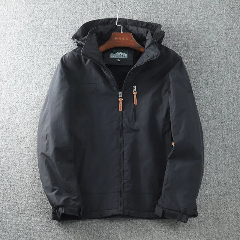Vodootporna jakna Muškarci Outdoor Topli kaputi s podstavom od flisa Jesen Zima Jakne za planinarenje i planinarenje Muški deblji kaputi s kapuljačom