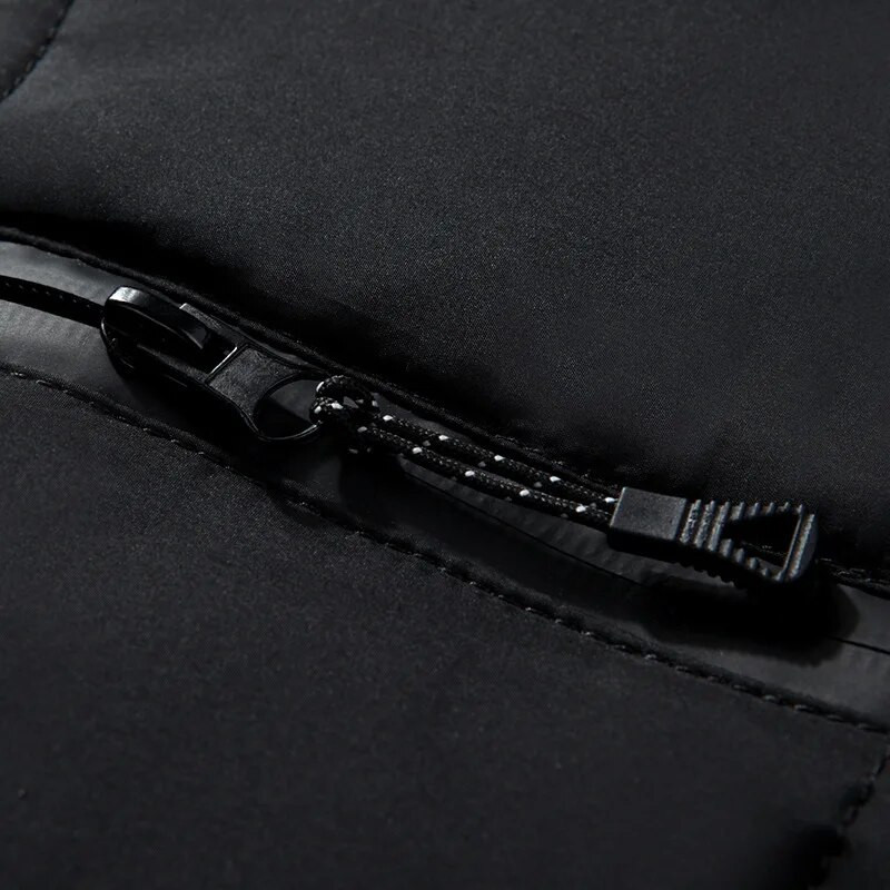 2023 Χειμερινό νέο ανδρικό μπουφάν με λευκή πάπια, ζεστό μονόχρωμο παλτό με κουκούλα Χοντρό πάπιο Parka Ανδρικά εξωτερικά ρούχα