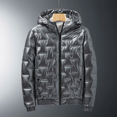 Talvine meeste jope Duck Down Parkas jakk Meeste paks soe lumeparka eemaldatav kapuutsiga mantel Tuulejope soojad mantlid