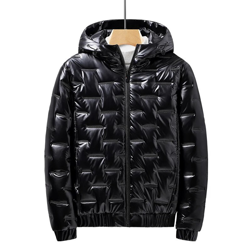 Talvine meeste jope Duck Down Parkas jakk Meeste paks soe lumeparka eemaldatav kapuutsiga mantel Tuulejope soojad mantlid