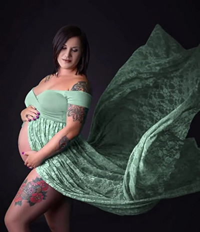 Rochii de maternitate Rochie de fotografie cu spate înaltă Sexy Shoot Rochie de fotografie pentru gravidă Rochie maxi de recuzită foto pentru gravidă