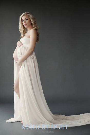 Рокля за бременни Реквизит за снимки Рокли за фотосесия Макси рокли Рокли Дрехи за бременни жени Premama Vestido