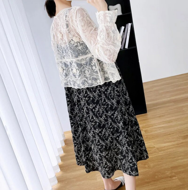 Gėlėta nėščiųjų suknelė 2023 m. Moteriška nėščiosios suknelė be rankovių + skara nėščios moters suknelė, ilga maksi sujungiama suknelė