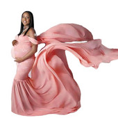 Baby Shower Kleit Seksikad rasedakleidid fotosessiooniks Raseduskleidide pildistamiseks Prop Maxi kleit kleidid rasedatele