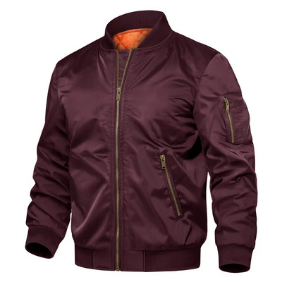 TACVASEN Zimske podstavljene bomber jakne Outwear Muška retro pilotska jakna Kaput Ležerne bejzbol jakne Sveučilišne jakne Ulična odjeća