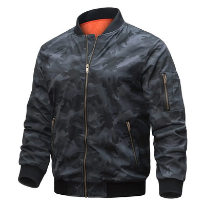 TACVASEN Zimske podstavljene bomber jakne Outwear Muška retro pilotska jakna Kaput Ležerne bejzbol jakne Sveučilišne jakne Ulična odjeća