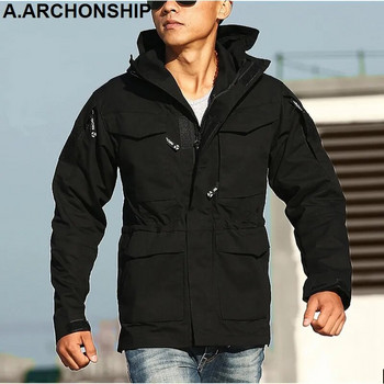 M65 UK US Army Clothes Windbreaker Военни полеви якета Мъжки зимни/есенни водоустойчиви летни пилотски палта Суичър с качулка Пет цвята