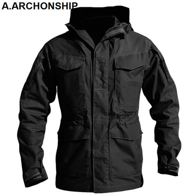 M65 UK US Army Clothes Windbreaker Military Field Jackets Ανδρικά χειμωνιάτικα/φθινοπωρινά αδιάβροχα παλτό πιλότου πτήσης Hoodie πέντε χρωμάτων
