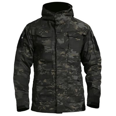 M65 UK US Army Clothes Windbreaker Military Field Jackets Ανδρικά χειμωνιάτικα/φθινοπωρινά αδιάβροχα παλτό πιλότου πτήσης Hoodie πέντε χρωμάτων