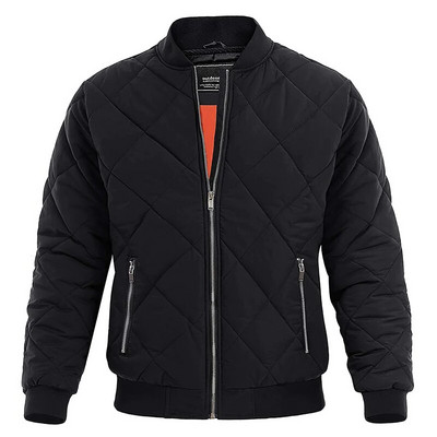 MAGCOMSEN Ανδρικό μπουφάν αεροπόρου φθινοπώρου/χειμώνα με επένδυση θερμικού μπέιζμπολ