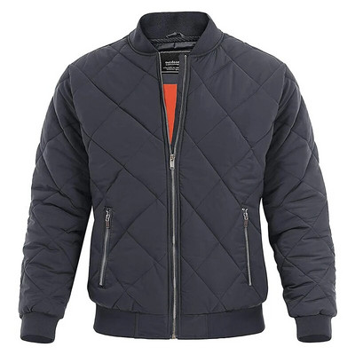 MAGCOMSEN Ανδρικό μπουφάν αεροπόρου φθινοπώρου/χειμώνα με επένδυση θερμικού μπέιζμπολ