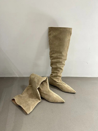 Talvine hubane terava varbaga naine, põlvedeni saapad, kontsakingad Kauboid naistele kingad Botas De Mujer socofy chaussures naiste gooti