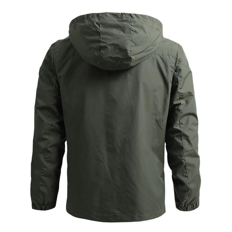 Brand Men Windbreaker Military Field Jackets Outerwear Ανδρικά Tactical Waterproof Pilot Coat Hoodie Oversized Ανδρικά ρούχα στρατού