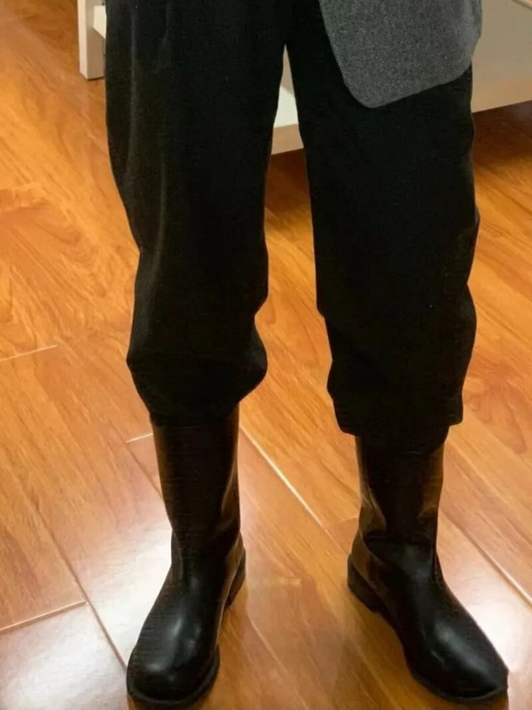 SLTNX 2023 uus Korea versioon käsitsi valmistatud saapadest Pehmed nahast saapad talvel pluss samet, et hoida soojas lääne naiste ratsasaapad