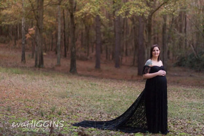 Δαντελένια φορέματα εγκυμοσύνης Φωτογράφιση για έγκυες γυναίκες Φόρεμα ντους μωρού Sweep Train Maxi Gown Φόρεμα εγκυμοσύνης στηρίγματα φωτογραφίας