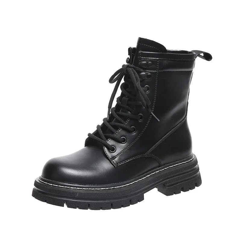 Moteriški batai su užtrauktuku šonu