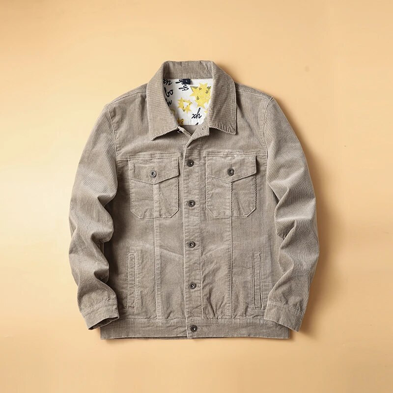 Vyriška rudeninė ir žieminė striukė hip hop velveta striukė retro laisvalaikio striukė madinga pilotinė striukė keturių spalvų vyriškos prekės ženklo