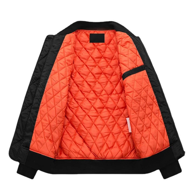 Liela izmēra Pilot Air vīriešu bumbvedēja jaka Vīriešu militārā bumbvedēja jaka vīriešiem Slim Fit ikdienas, cieta rāvējslēdzēja pilota jaka, zaļa, jauni mēteļi