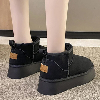 2023 Νέες γυναικείες χειμωνιάτικες μπότες για χιόνι αδιάβροχες αντιολισθητικές γυναικείες βαμβακερές μπότες παχύρρευστης πλατφόρμας Botas Mujer