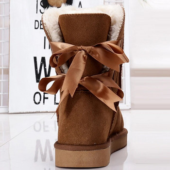 UAAQV Υψηλής ποιότητας Αυστραλιανή κλασικά γυναικεία παπούτσια Χειμερινά αδιάβροχα Γυναικείες μπότες χιονιού