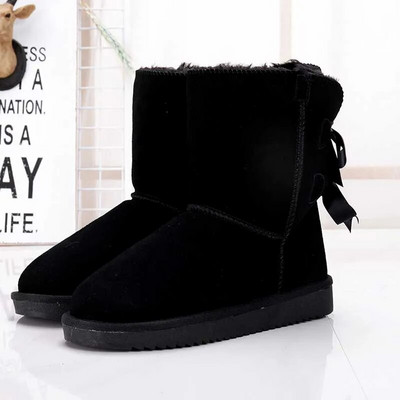 UAAQV Aukštos kokybės Australijos klasikiniai moteriški batai žieminiai vandeniui atsparūs natūralios moteriški sniego batai