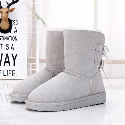 UAAQV Aukštos kokybės Australijos klasikiniai moteriški batai žieminiai vandeniui atsparūs natūralios moteriški sniego batai