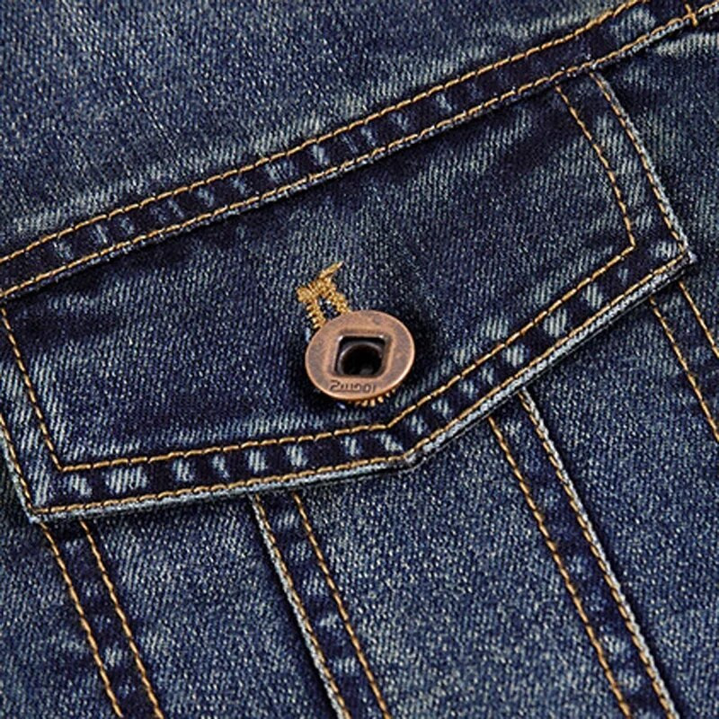 iSurvivor 2022 Ανδρικά τζιν Τζιν Μπουφάν Παλτό Jaqueta Masculina Ανδρικά Casual Fashion Slim Εφαρμοσμένα Ανοιξιάτικα Χοντρά Μπουφάν Hombre Παλτό