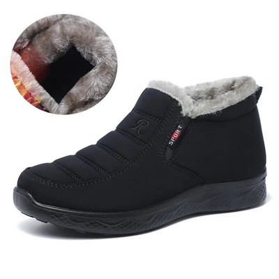 2023 Νέες χειμωνιάτικες μπότες ζεστού χιονιού Γυναικεία αντιολισθητικά αδιάβροχα γυναικεία παπούτσια Κοντά βελούδινα γυναικεία μποτάκια casual άνετα