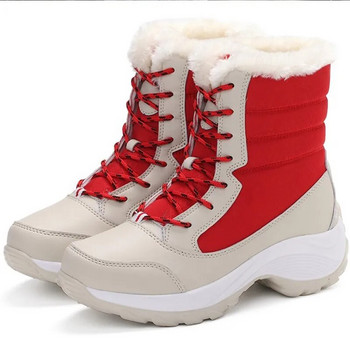 Γυναικείες μπότες Γυναικείες μπότες με τακούνια για τον χειμώνα 2023 Trend Γούνινα μποτάκια Πλατφόρμα Snow Bota Feminina Ανάλαφρα κοντά χειμωνιάτικα γυναικεία παπούτσια