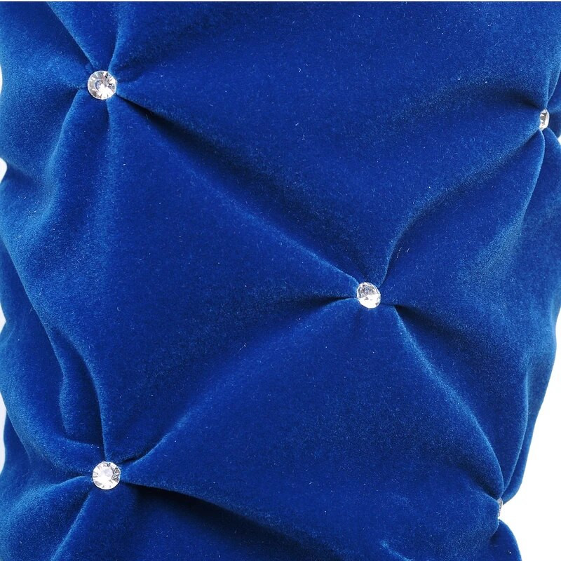 Uued naiste madala kontsaga sääreosa talvesaapad Mood Rhinestone ümmarguse varbaga lumesaapad Peokingad Pulmakingad Punane Must Sinine