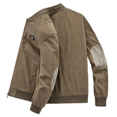 Vīriešu ielas apģērbs pavasara rudens velveta džinsa jaka militārai motocikla jaka Vīriešu koledžas bumbvedējs mēteļi Apģērbs