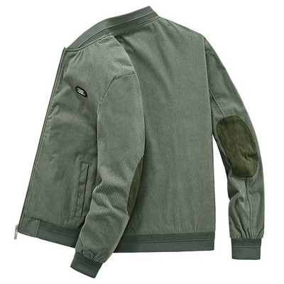 Vīriešu ielas apģērbs pavasara rudens velveta džinsa jaka militārai motocikla jaka Vīriešu koledžas bumbvedējs mēteļi Apģērbs