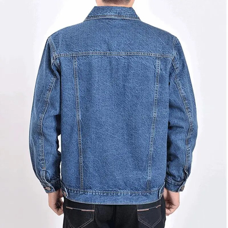 B Muška vanjska odjeća Kaubojske jakne Odjeća 2022. Proljeće Jesen Jakna velike veličine Kaput Muška puceta Ležerna plava traper jakna S-4XL