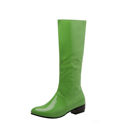 Modne čizme do koljena Ženske cipele 2021 Jesen Zima Ženske visoke čizme Crne Bijele Crvene Duge cipele Ženske velike veličine 47