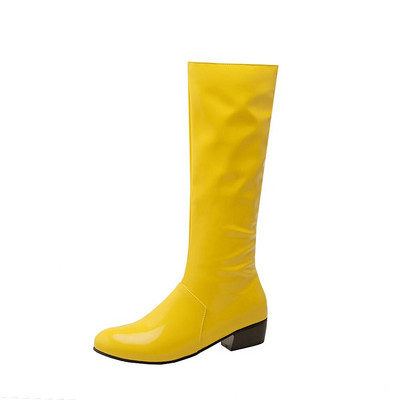 Modne čizme do koljena Ženske cipele 2021 Jesen Zima Ženske visoke čizme Crne Bijele Crvene Duge cipele Ženske velike veličine 47