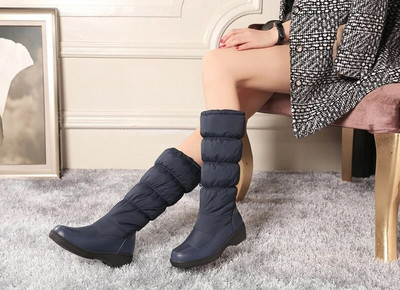 MORAZORA 3 Χρώματα Warm Down γυναικείες μπότες χιονιού χοντρή γούνα βελούδινη μεσαία γάμπα γυναικεία λευκά μαύρα γυναικεία βαμβακερά Space μποτάκια γυναικεία