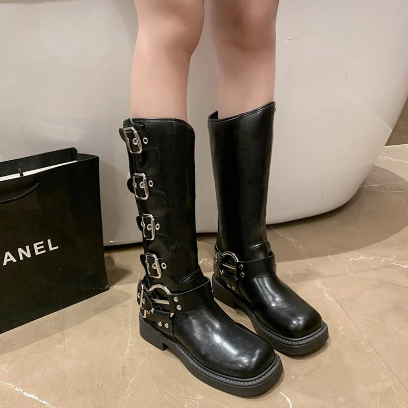 Saapad Naiste saapad Fashion Kõrged naiste moesaapad 2023