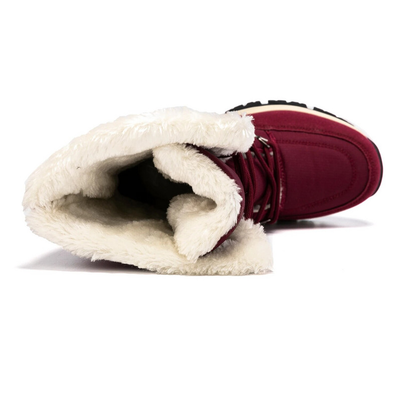 Moipheng naiste talvesaapad veekindlad talvised sääre keskosa lumesaapad Naiste platvormkingad paksu karvaga Botas Mujer võitlussaapad